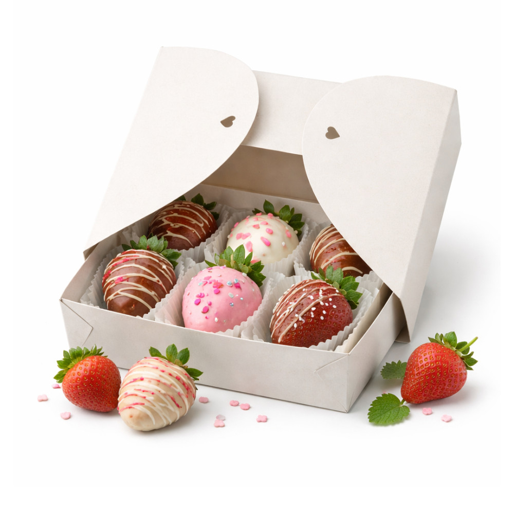Caja para 6 fresas x 6 unidades 