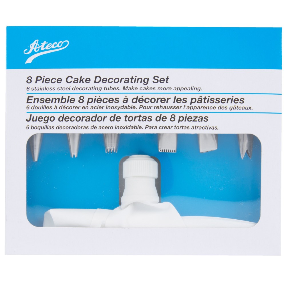 Juego decorador x 8 piezas