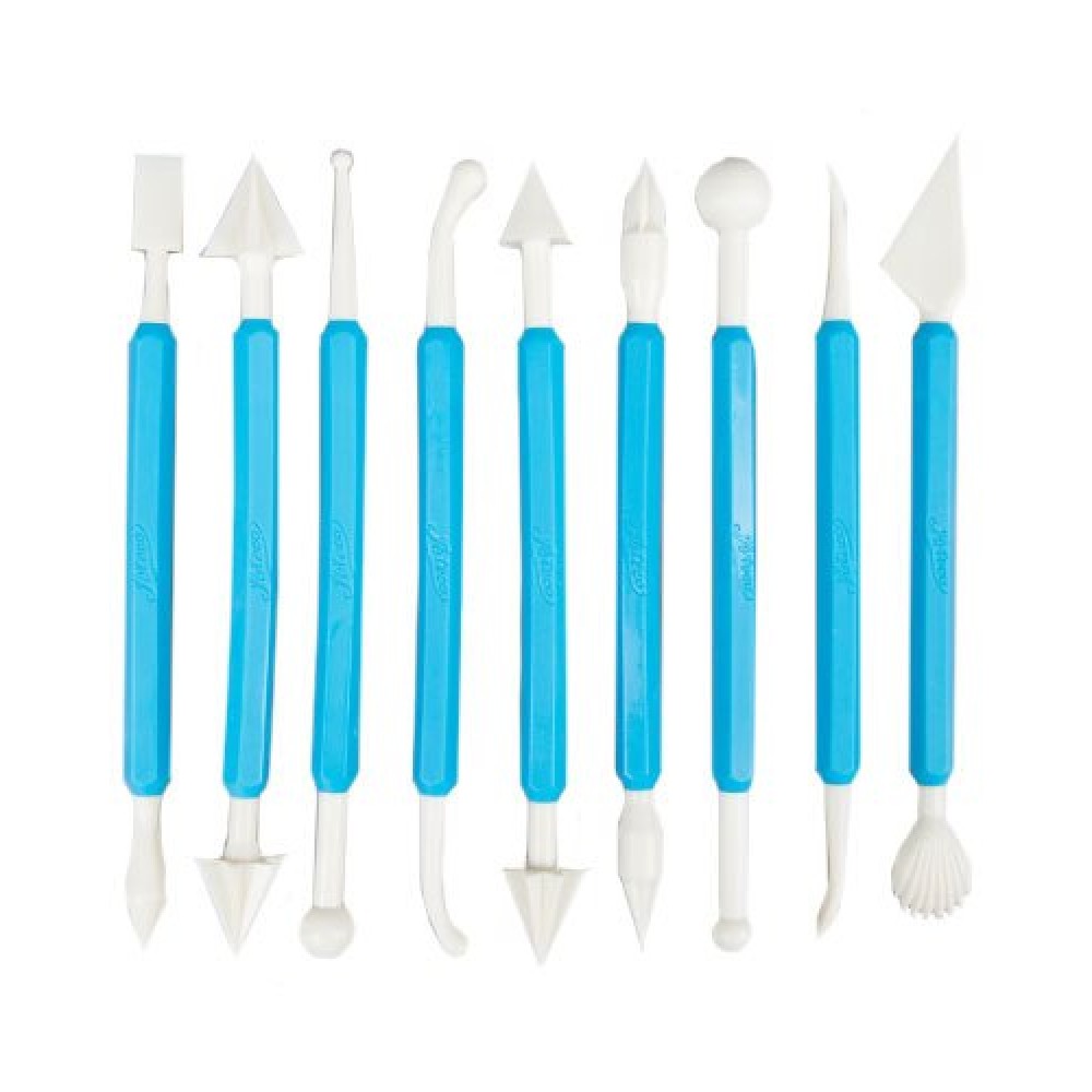 Set repujadores x 9 piezas Ateco