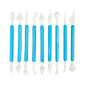 Set repujadores x 9 piezas Ateco