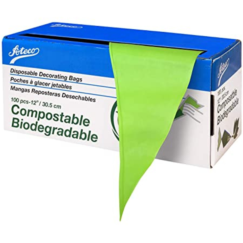 Mangas biodegradables 12" (30 cm) x 100 und