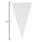Mangas desechables suaves 12" (30 cm) x 50 unidades