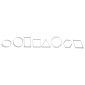 Set cortadores figuras geometricas x 24 pcs