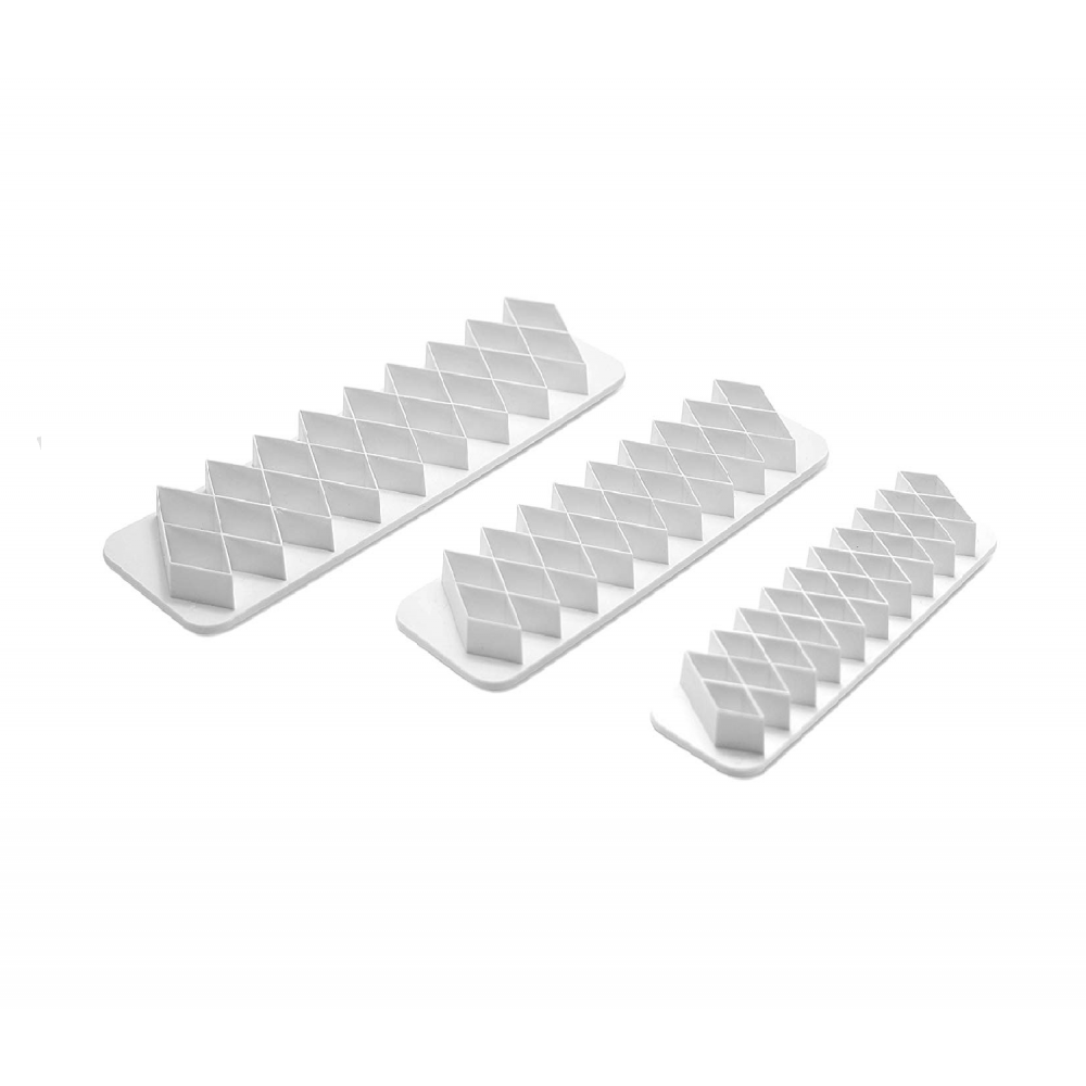 Juego cortadores triángulos x 3 piezas