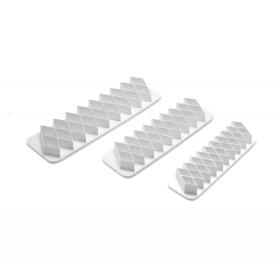 Juego cortadores triángulos x 3 piezas