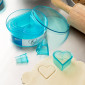 Cortadores corazones  x 7 pcs