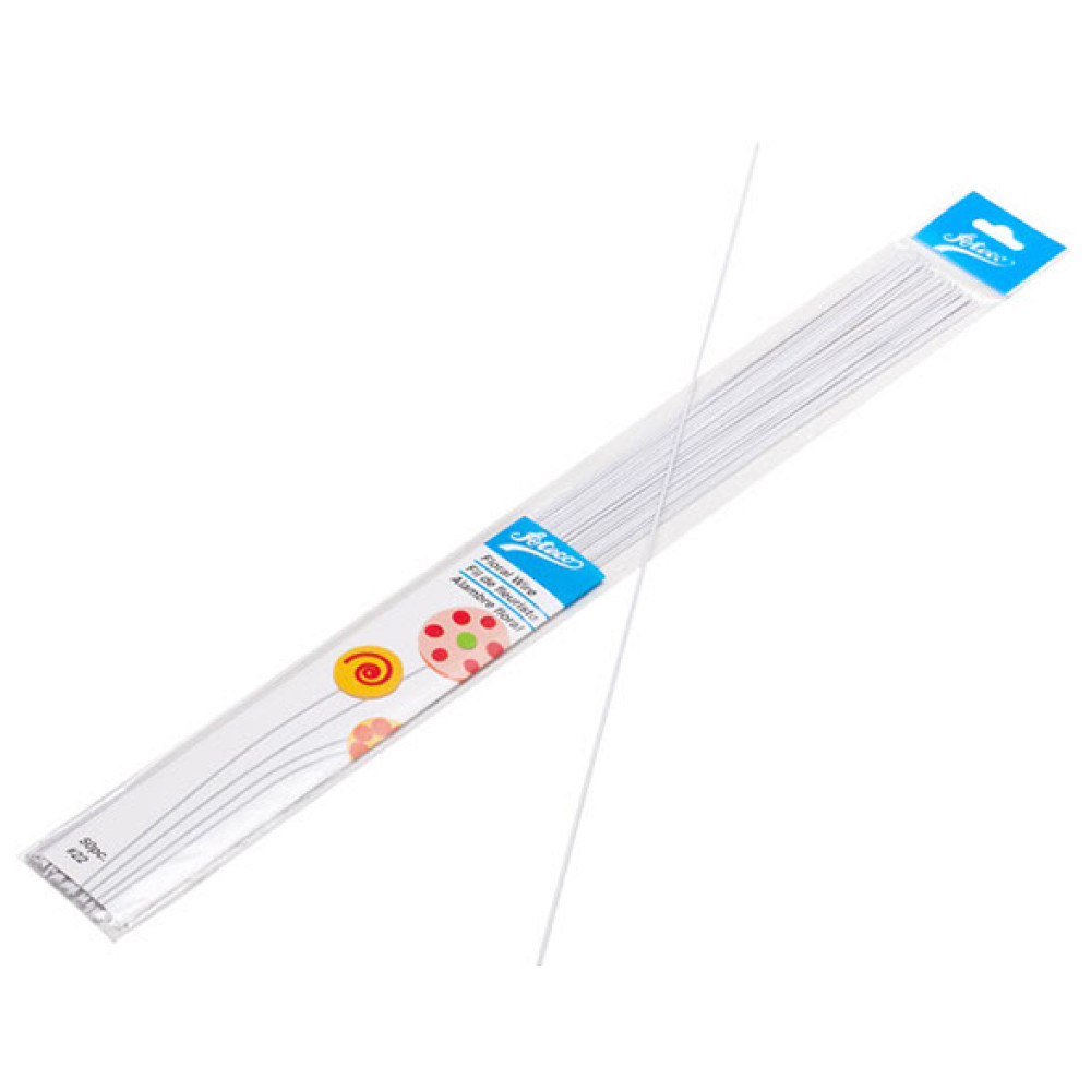 Alambre blanco # 18 x 50 pcs