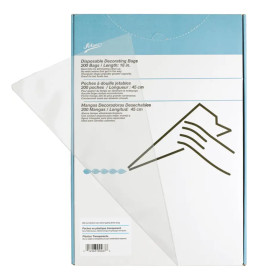 Caja mangas desechables suaves 18" (45 cm) x 200 Und