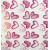 Corazones rosa grandes
