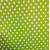 Verde puntos blancos