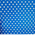 Azul puntos blancos