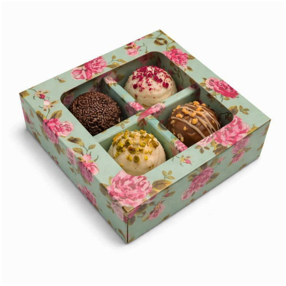 Juego Cajitas trufas x 4 cav x  6 und