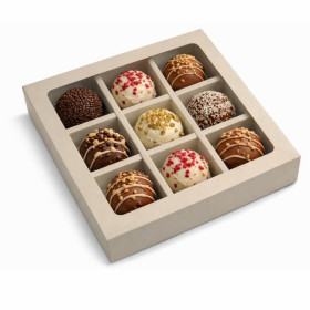 Juego cajitas trufas x 9 cav x 6 unidades