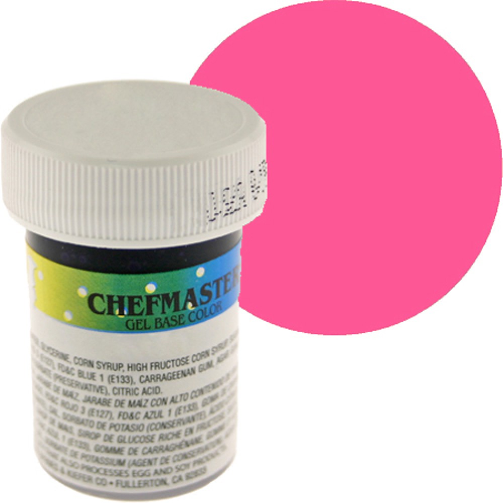 Colorante en gel rosado x 1oz - Chefmaster