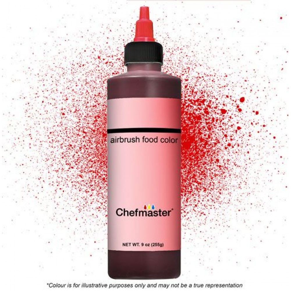 Colorante aerógrafo super rojo  - Chefmaster