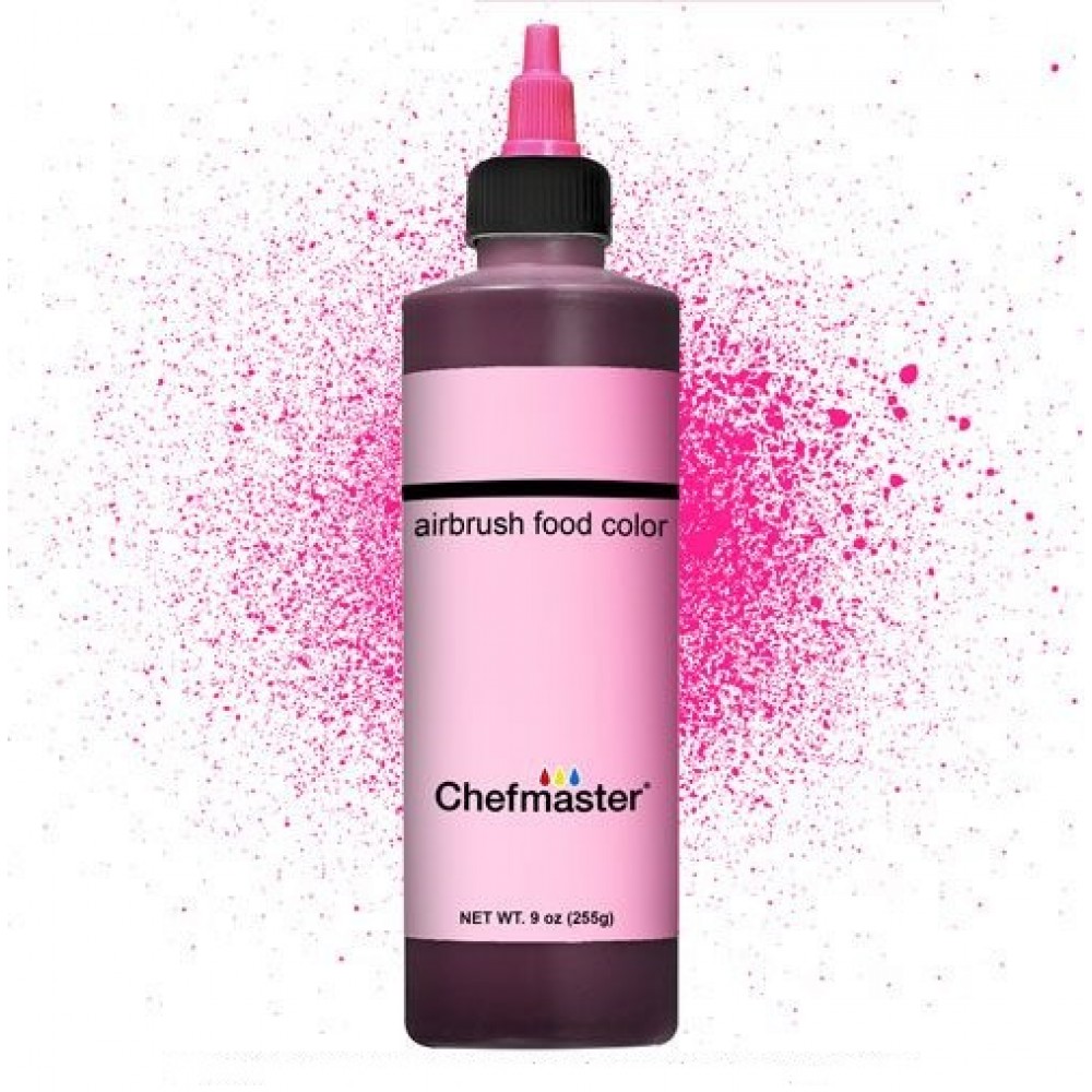 Colorante aerógrafo rosado fuerte - Chefmaster