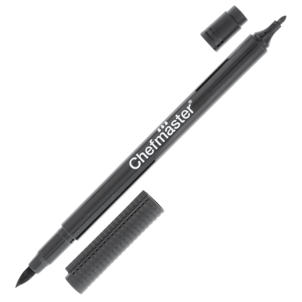 Marcadores comestibles negros x 2 unidades