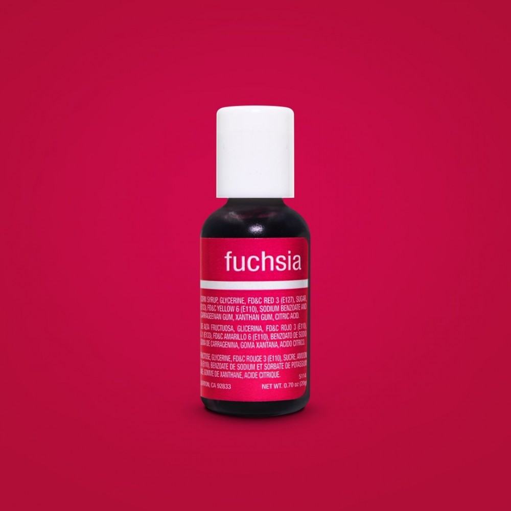 Colorante en gel fucsia x 20 ml