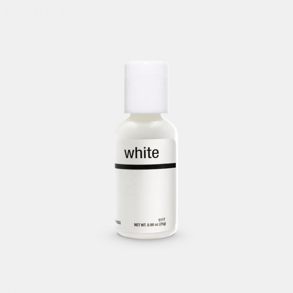 Colorante en gel blanco brillante x 25 ml