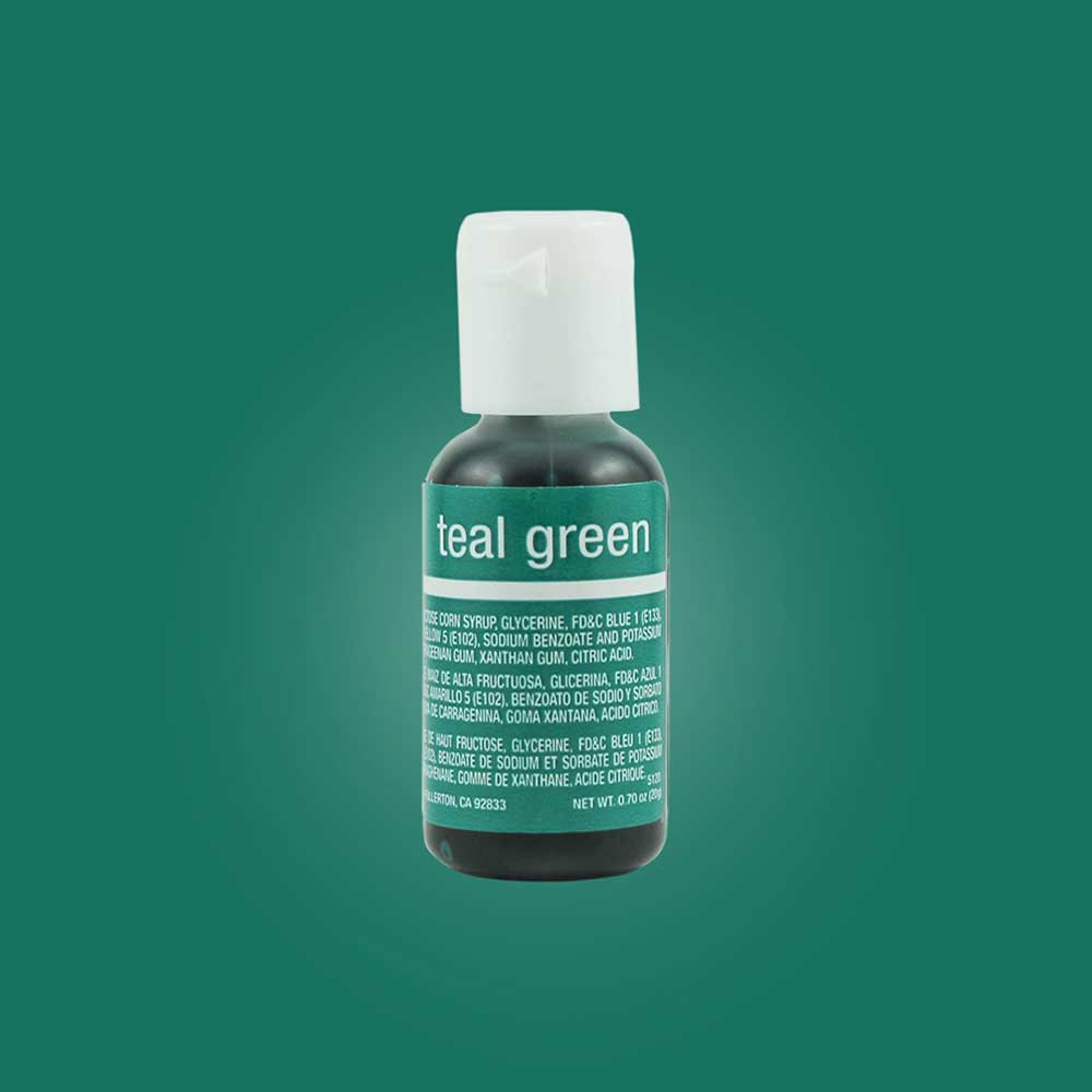 Colorante en gel turquesa x 20 ml