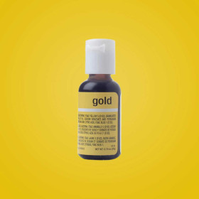Colorante en gel dorado x 20 ml