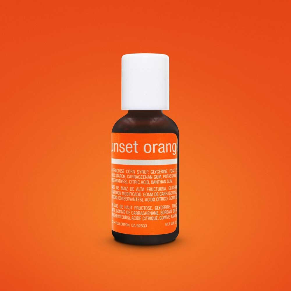 Colorante en gel naranja x 20 ml