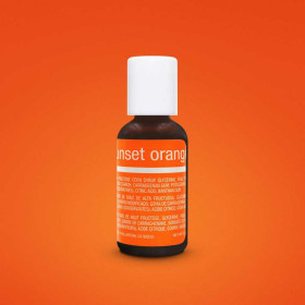 Colorante en gel naranja x 20 ml