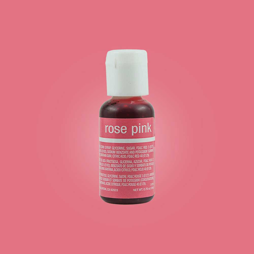 Colorante en gel rosa  x 20 ml