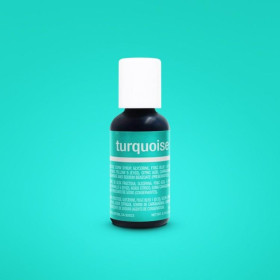 Colorante en gel turquesa  x 20 ml