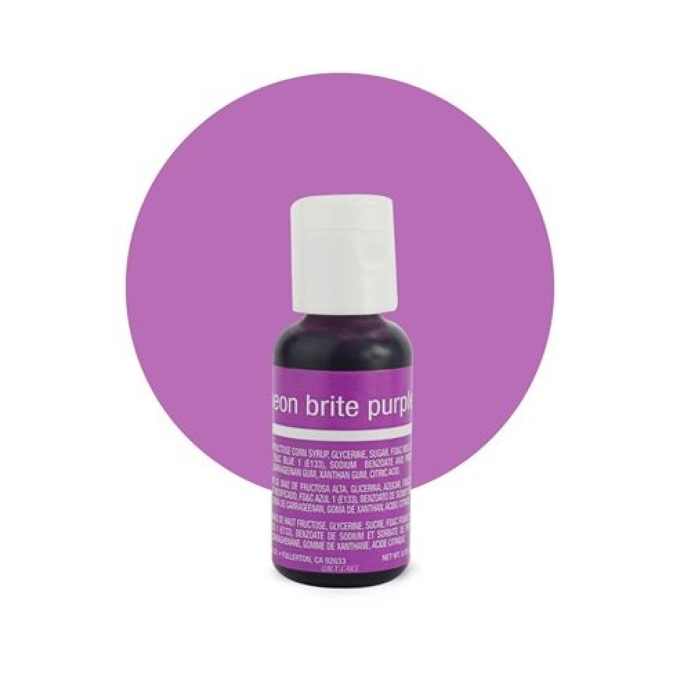 Colorante en gel púrpura neon x 20 ml