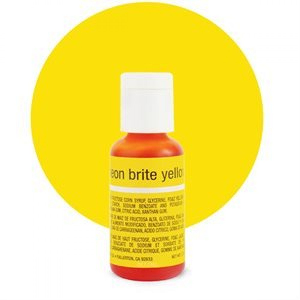 Colorante en gel amarillo neón x 20 ml