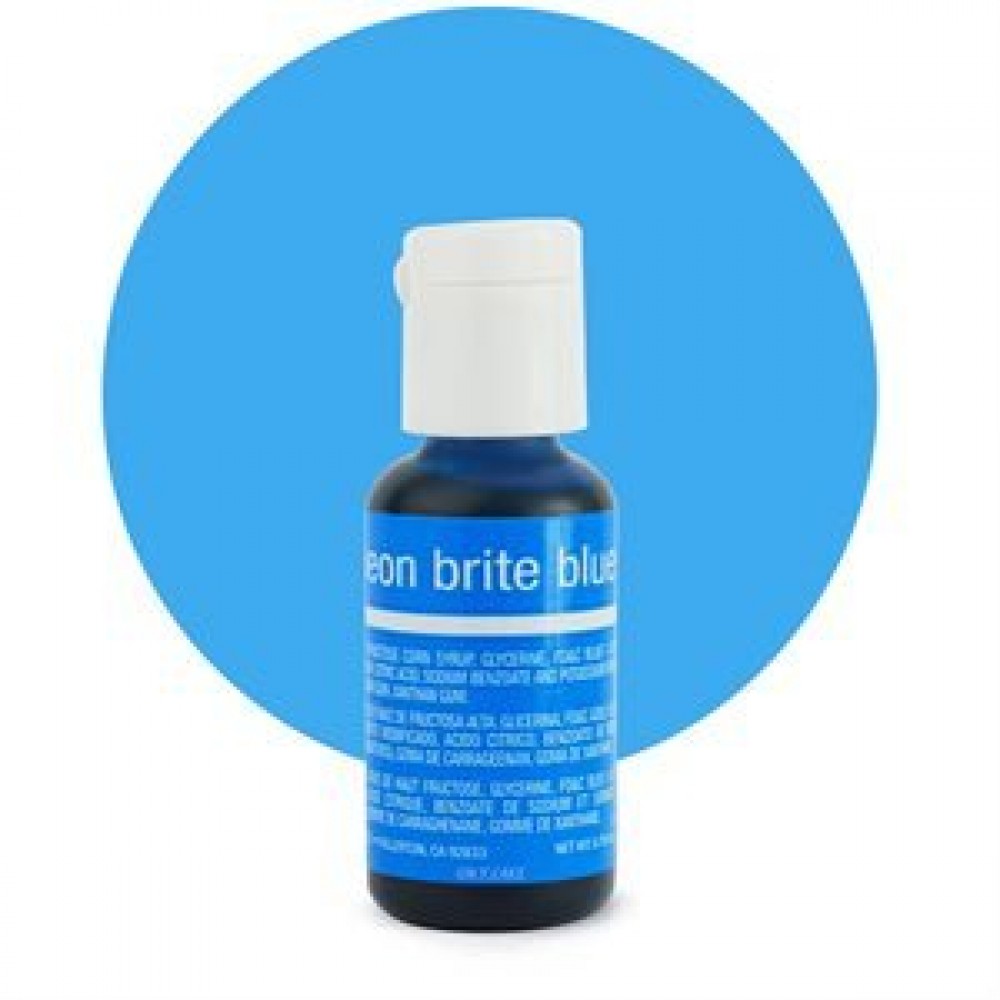 Colorante en gel azul neon x 20 ml