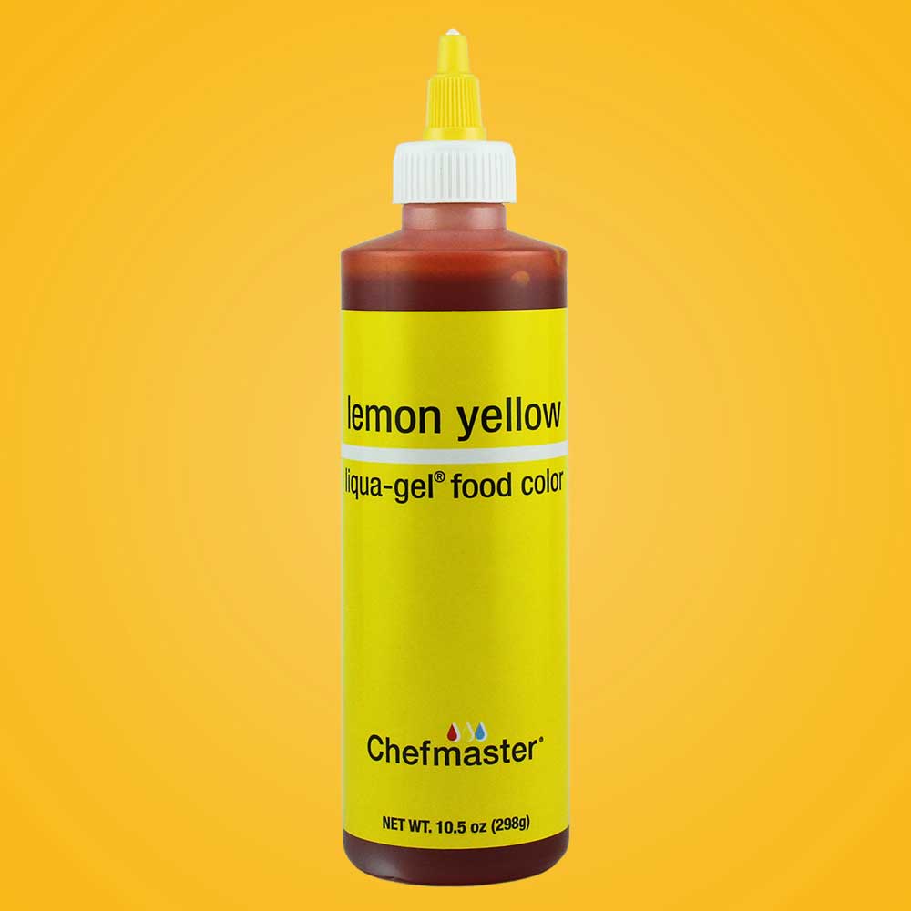 Colorante Liqua gel amarillo limón x 10.5 onz