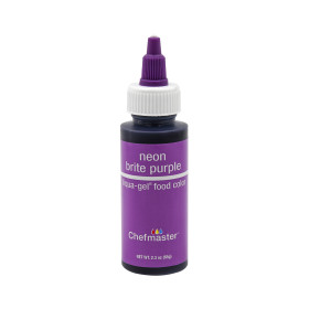 Colorante en gel morado neón x 2.3 onz