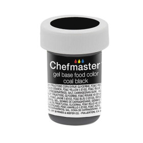 Colorante en gel negro carbón x 1oz