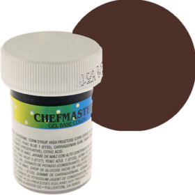 Colorante en gel cafe x 1oz- Chefmaster