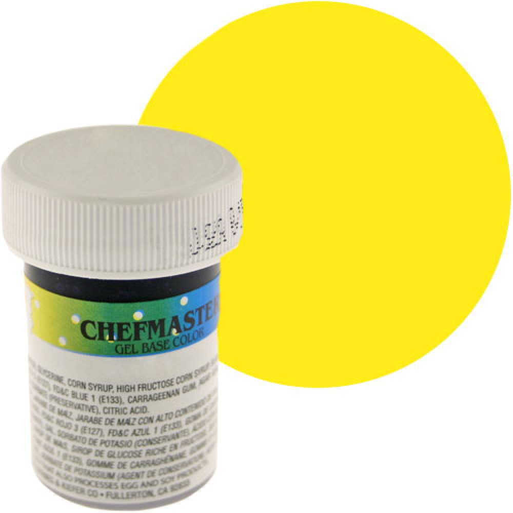 Colorante en gel amarillo oro x 1oz- Chefmaster