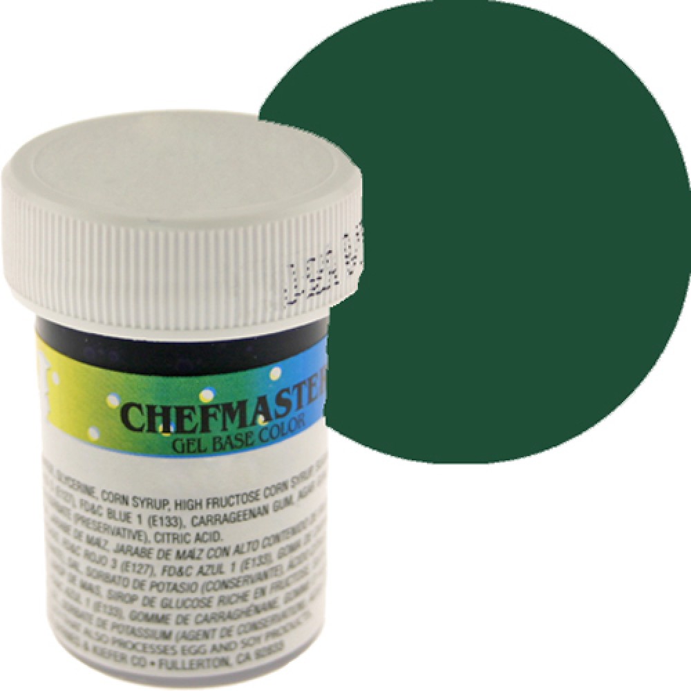 Colorante en gel verde bosque x 1oz - Chefmaster