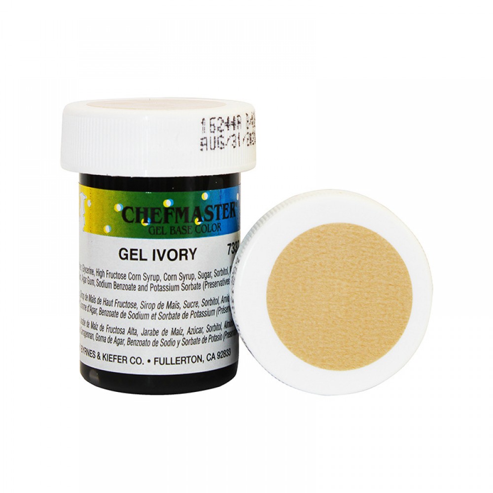 Colorante en gel ivory gel x 1oz