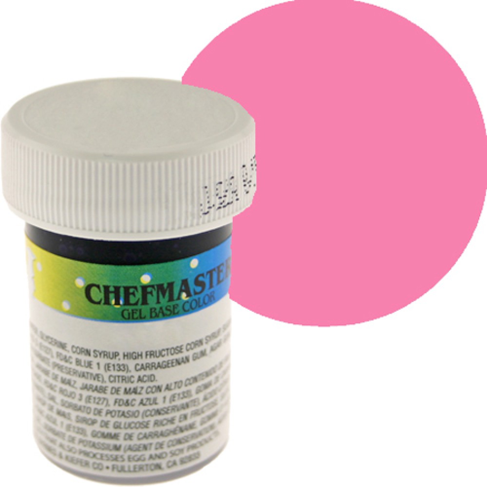 Colorante en gel rosa x 1oz - Chefmaster