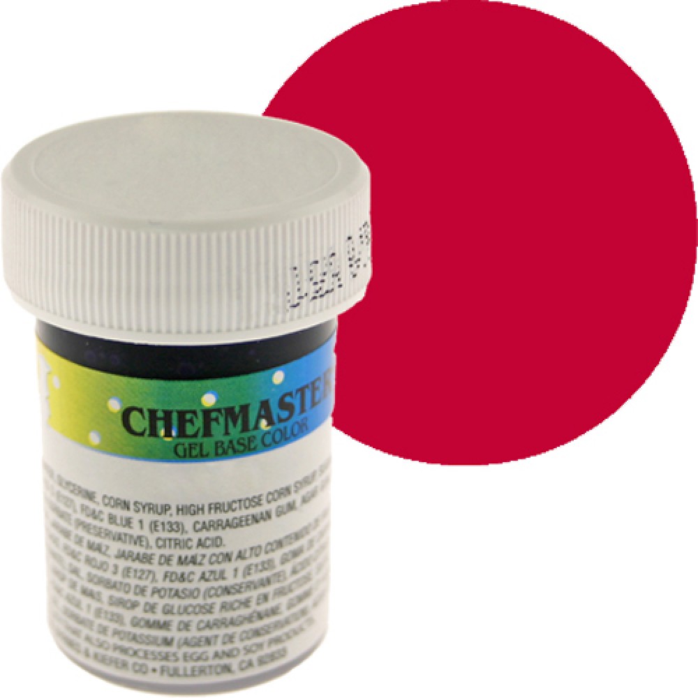 Colorante  gel rojo navidadx 1oz - Chefmaster