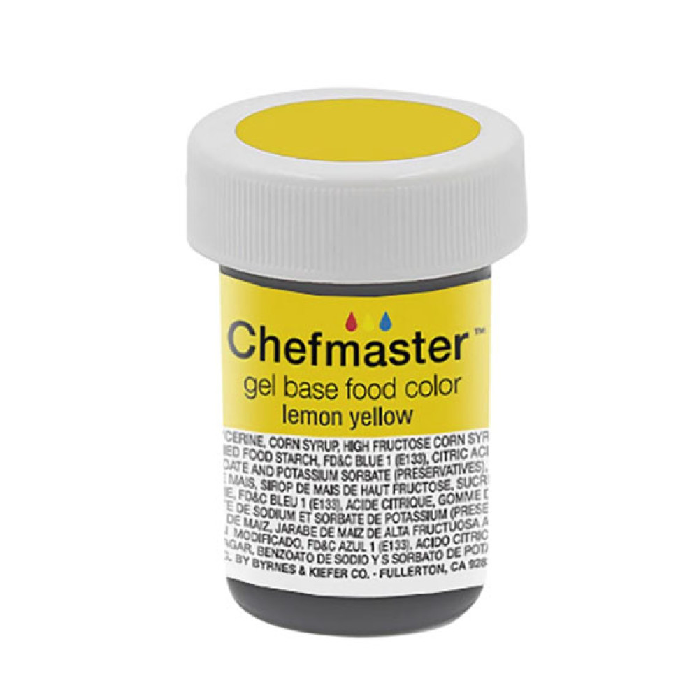 Colorante en gel amarillo limón x 1oz - Chefmaster