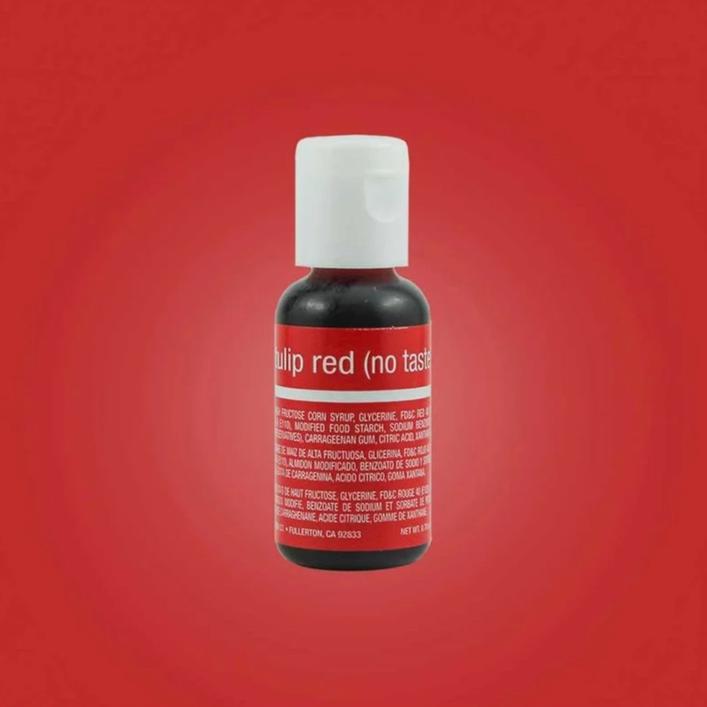 Colorante en gel  rojo tulipan x 20 ml
