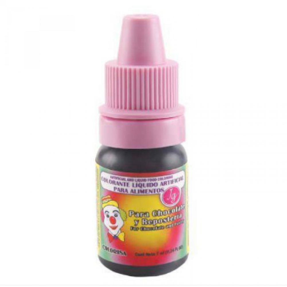 Colorante líquido rosado 7ml - Colorisa