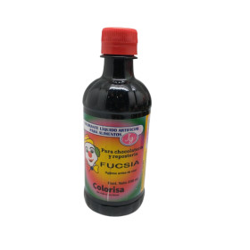 Colorante líquido fucsia 390 ml - Colorisa