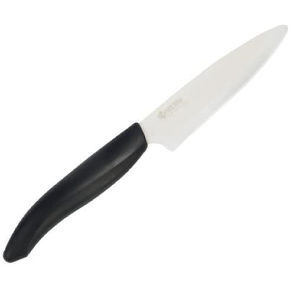 Cuchillo de cerámica Micro-dentada Negro 12 cm