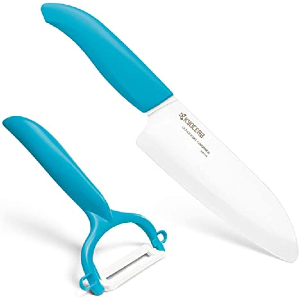Cuchillo santoku 5.5" y pelador