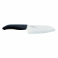 Cuchillo Santoku de cerámica negro 13 cm