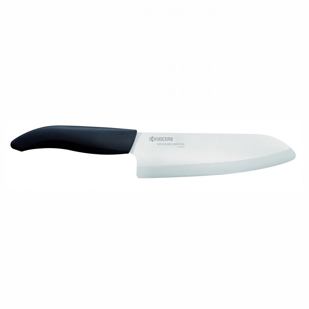 Cuchillo Santoku de cerámica blanco 16 cm - Kyocera