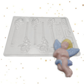 Molde angelito colombina x 6